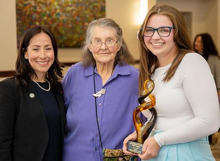 Woman of Promise Foley with Mary Hamilton and Elizabeth Ortega